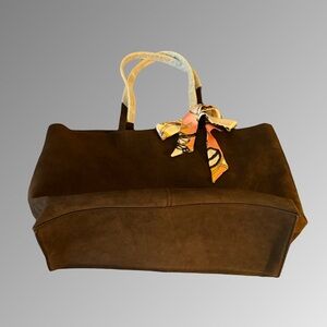New Trending Large Faux Suede Tote Bag